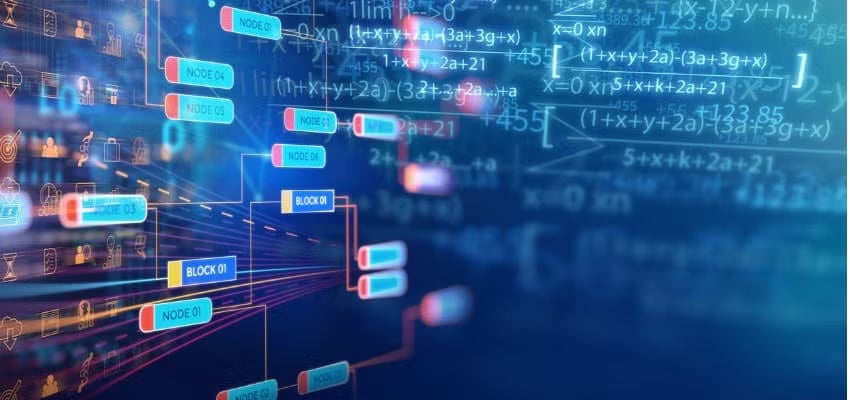 A computer screen displaying various data types comparing machine learning and deep learning concepts.